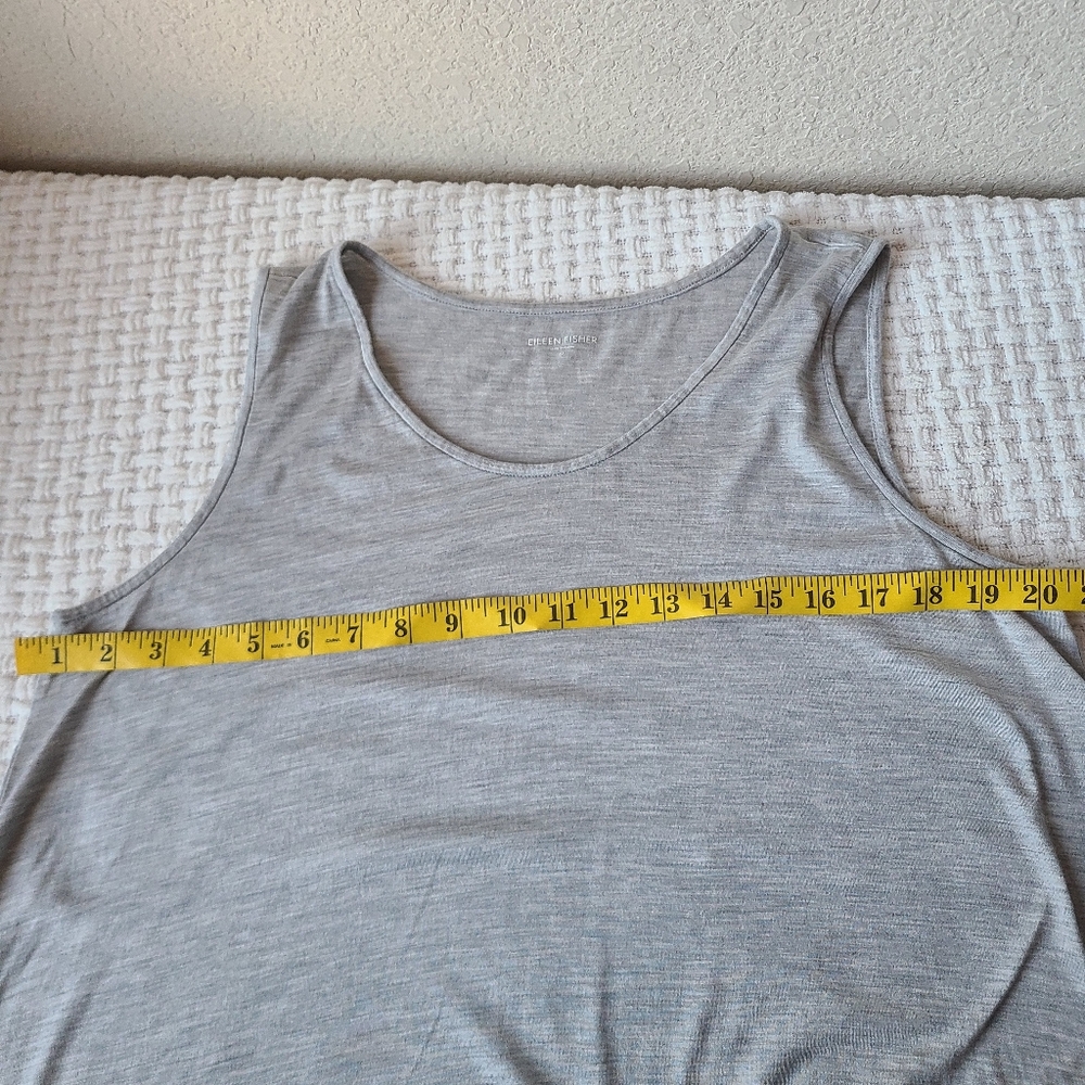 Eileen Fisher Gray Sleeveless Top Women's Size M - Picture 3 of 6